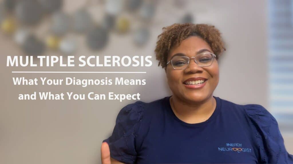 Neurologist Mitzi Williams explaining what your MS diagnosis means and what you can expect