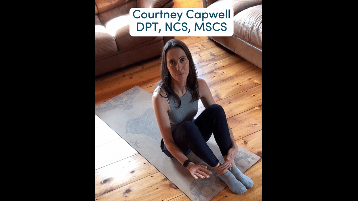 Hamstring Stretch for MS Tension - Can Do MS