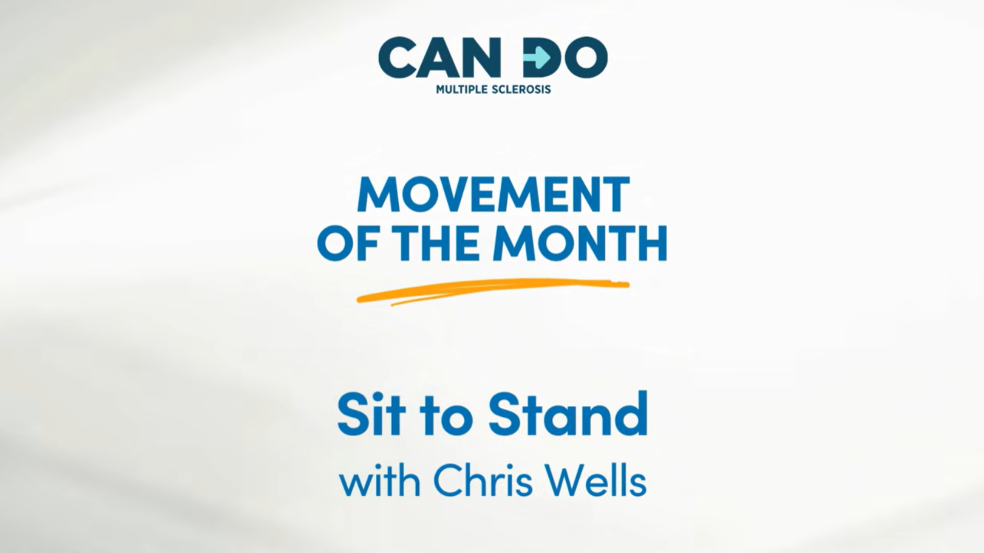Monthly Movement - Sit to Stand